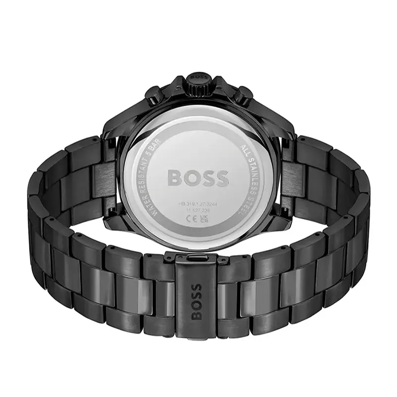 Hugo Boss Troper Chronograph Black Quartz Men's Watch- 1514058